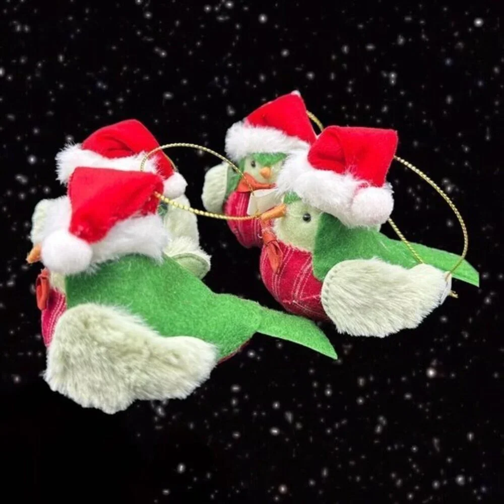 Wondershop 2022‎ Christmas Bird Ornaments from Target Wondershop 4 Set 3”T